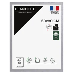 Sale Ceanothe Cadre photo karma gris 60x80 cm Fabriqué en France