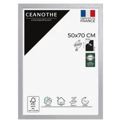 Outlet Ceanothe Cadre photo karma gris 50x70 cm Fabriqué en France
