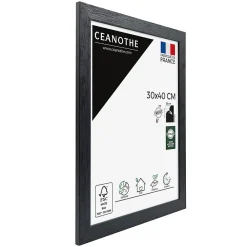 Ceanothe Cadre photo karma noir 30x40 cm Fabriqué en France* Cadre 30 X 40 Cm - A3