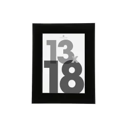 Atmosphera Créateur D'Intérieur Cadre photo Lise - bois et verre - noir - 13x18 cm - Atmosphera* Cadre 13 X 18 Cm