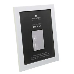 Atmosphera Créateur D'Intérieur Cadre photo Lise - verre - blanc - 24x30 cm - Atmosphera* Cadre