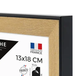 Ceanothe Cadre photo loft noir 13x18 cm Fabriqué en France* Cadre 13 X 18 Cm|Cadre