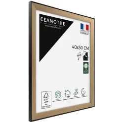 Clearance Ceanothe Cadre photo loft noir 40x50 cm Fabriqué en France