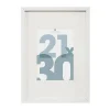 Atmosphera Créateur D'Intérieur Cadre photo Manu - bois et verre - blanc - 21x30 cm - Atmosphera