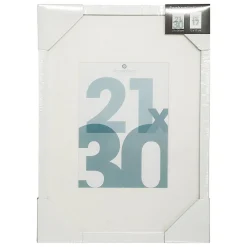 Atmosphera Créateur D'Intérieur Cadre photo Manu - bois et verre - blanc - 21x30 cm - Atmosphera