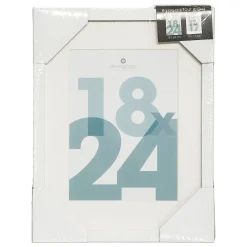 Atmosphera Créateur D'Intérieur Cadre photo Manu - bois et verre - blanc - 18x24 cm - Atmosphera* Cadre