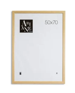 Ariane Cadre photo MDF effet chêne, Pixi - Cadre décoratif moderne 50 x 70 cm* Cadre