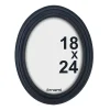 Best Ornami Cadre photo ovale noir 18 x 25 cm