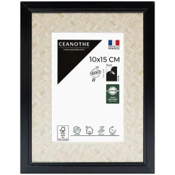 Sale Ceanothe Cadre photo palma noir 10x15 cm Fabriqué en France