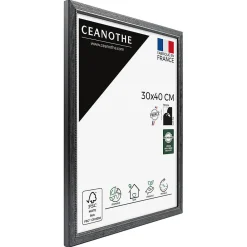Brio Cadre photo perle noir 30x40 cm Fabriqué en France* Cadre 30 X 40 Cm - A3