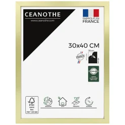 Ceanothe Cadre photo precious doré 30x40 cm Fabriqué en France* Cadre 30 X 40 Cm - A3|Cadre