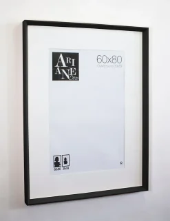 Cadre photo Roma style contemporain design noir l.60xH.80cm* Cadre 60 X 80 Cm