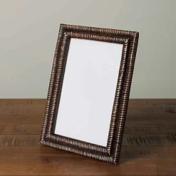 Clearance Chehoma Cadre photo résine marron 18x13cm