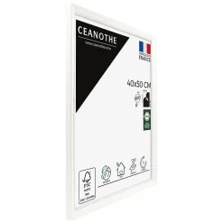 Ceanothe Cadre photo vittoria blanc 40x50 cm Fabriqué en France* Cadre|Cadre 40 X 50 Cm