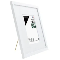 Discount Ceanothe Cadre photo wild blanc 18x24 cm avec passe-partout 10x15 cm Fabriqué en France