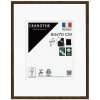 Ceanothe Cadre photo wild ébène 50x70 cm avec passe-partout 30x40 cm Fabriqué en France* Cadre 50 X 70 Cm