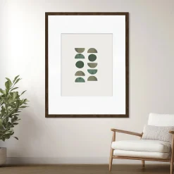 Ceanothe Cadre photo wild ébène 60x80 cm avec passe-partout 40x50 cm Fabriqué en France* Cadre 60 X 80 Cm