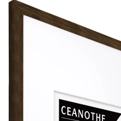 Ceanothe Cadre photo wild ébène 60x80 cm avec passe-partout 40x50 cm Fabriqué en France* Cadre 60 X 80 Cm