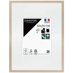Ceanothe Cadre photo wild brut 50x70 cm avec passe-partout 30x40 cm Fabriqué en France* Cadre 50 X 70 Cm