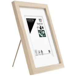 Ceanothe Cadre photo wild brut 13x18 cm avec passe-partout 9x13 cm Fabriqué en France* Cadre 13 X 18 Cm|Cadre
