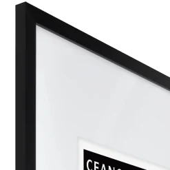 Ceanothe Cadre photo wild noir 60x80 cm avec passe-partout 40x50 cm Fabriqué en France* Cadre 60 X 80 Cm