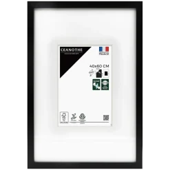 Best Ceanothe Cadre photo wild noir 40x60 cm avec passe-partout 20x30 cm Fabriqué en France