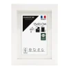 Ceanothe Cadre photo 13x18 cm milan blanc avec passe-partout 10x15 cm Fabriqué en France* Cadre 13 X 18 Cm