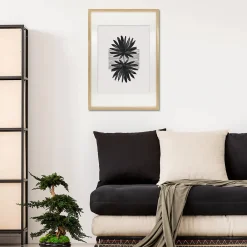 Sale Ceanothe Cadre photo 50x70 cm milan brut avec passe-partout 40x50 cm Fabriqué en France
