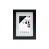 Ceanothe Cadre photo 13x18 cm milan noir avec passe-partout 10x15 cm Fabriqué en France* Cadre 13 X 18 Cm