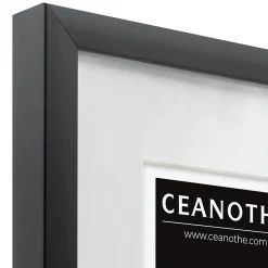 Discount Ceanothe Cadre photo 30x40 cm milan noir avec passe-partout 20x30 cm Fabriqué en France
