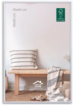 Cadre plastique gallery Ariane Home blanc l.40 x H.60 cm* Cadre|Cadre 40 X 60 Cm - A2