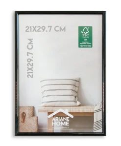 Cadre plastique gallery Ariane Home noir l.21 x H.29cm* Cadre 21 X 29,7 Cm - A4