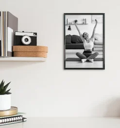 Cadre plastique gallery Ariane Home noir l.21 x H.29cm* Cadre 21 X 29,7 Cm - A4