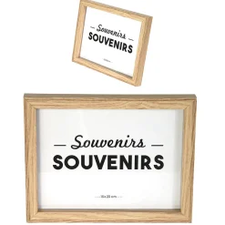 The Home Deco Factory Cadres photos en bois La vie en famille (Lot de 8)