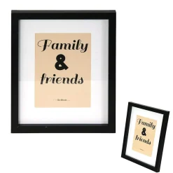 The Home Deco Factory Cadres photos en bois La vie en famille (Lot de 8)
