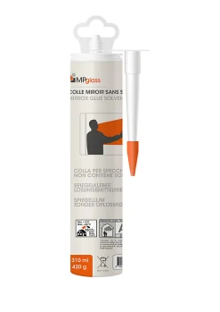 MPGlass Cartouche de colle pour miroir 300ml* Fixation Décoration Murale