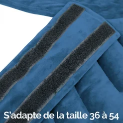 Vivezen Ceinture lombaire chauffante avec bandes auto-agrippantes réglable taille 36 à 54 - Beige -* Bouillotte