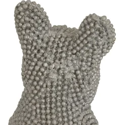 Atmosphera Créateur D'Intérieur Chien déco Eden H.10cm assorti - Argenté- Atmosphera* Statue Décorative