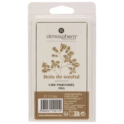 Atmosphera Créateur D'Intérieur Cire parfumée Laura vert cèdre L5,5xp2xH10,2cm - Atmosphera* Bougie Et Senteur