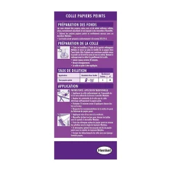 Hot Metylan Colle en poudre - adaptée pour tout papiers peints vinyles - surface de couverture 25 m² - 156816