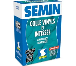 Semin Colle en Poudre pour Papiers Peints Vinyls et Intissés , Boite de 300 g* Colle Papier Peint