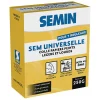 Semin Colle en Poudre pour Papiers Peints Légers et Lourds , Boite 250 g* Colle Papier Peint