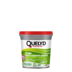 Quelyd Colle papier peint pâte avec indicateur coloré 1kg* Colle Papier Peint
