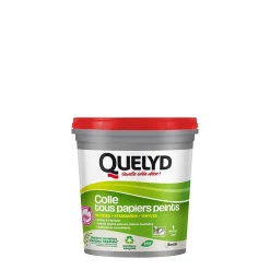 Quelyd Colle papier peint pâte avec indicateur coloré 1kg* Colle Papier Peint