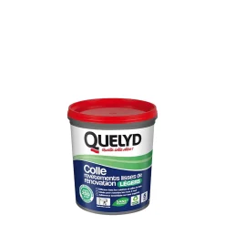 Quelyd Colle pour revêtements lisses de rénovations légers (jusqu'à 200g/m²) pâte 1kg* Colle Papier Peint