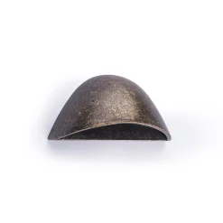 Best Niubo Coquille en Zamak avec finition en cuir vieilli, dimensions: 60x30x26mm et inserts: 32mm-