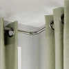 Best GoodHome Coude pour tringle à rideau en métal Ø19cm , Athens