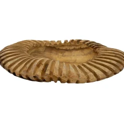 Outlet Mauro Ferretti Coupe ronde en teck Geris 35x7 cm