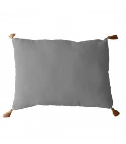 Online Enjoy Home Coussin à pompoms 50 x 70 cm - 50x70cm - Gris