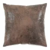 The Deco Factory Coussin aspect cuir marron 40x40cm HAVANE* Coussin